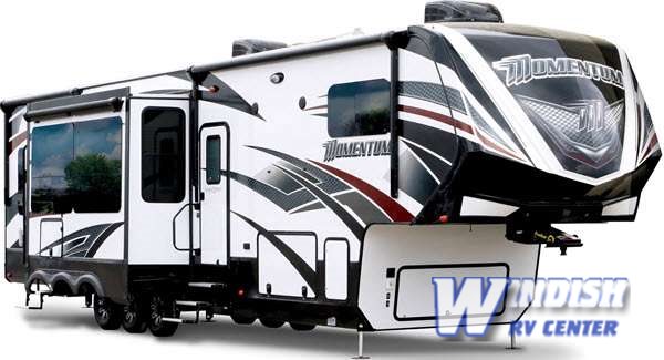 Grand Design Momentum M-Class Fifth Wheel Toy Hauler