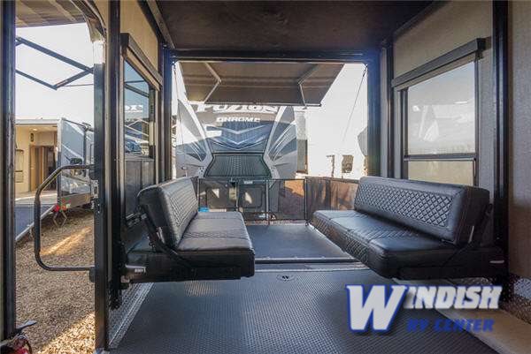 Keystone Fuzion Fifth Wheel Toy Hauler Garage