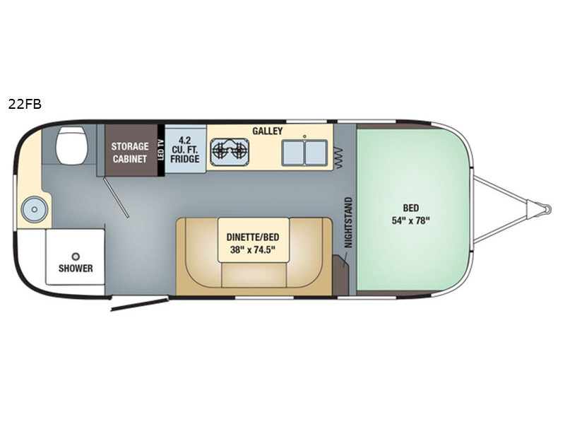 Airstream Sport Travel Trailer 22FB