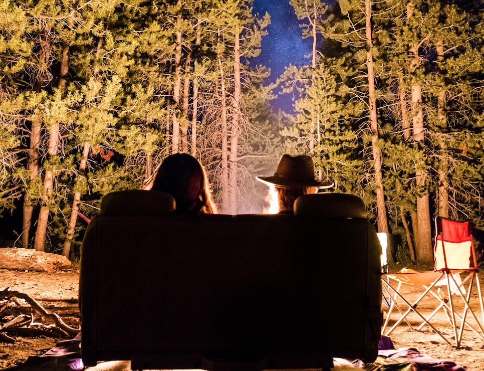 Camping Chairs and People
