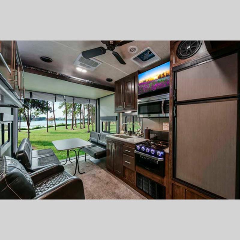 Cruiser Stryker Toy Hauler Interior Garage